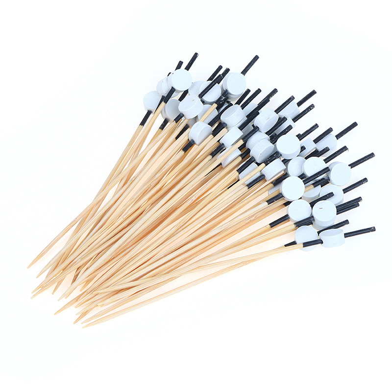 100 tk 12 cm südalill bambuskork Rootsi lauaga tassikoogid puuviljakahvlipidu magustoidu salatipulk kokteilivarras pulmakaunistuseks