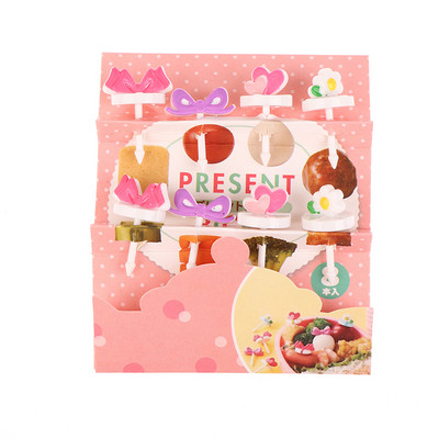 1 komplekt Animal Fruit Fork Toidukvaliteediga Plastikust Mini Multifilm Laste Kook Puu Hambaork Bento Lõunasöök Bento Aksessuaarid Peokaunistus