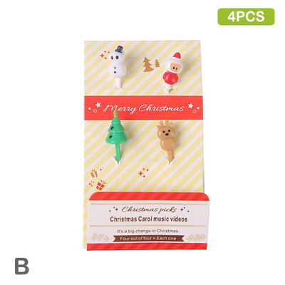 1 komplekt Animal Fruit Fork Toidukvaliteediga Plastikust Mini Multifilm Laste Kook Puu Hambaork Bento Lõunasöök Bento Aksessuaarid Peokaunistus