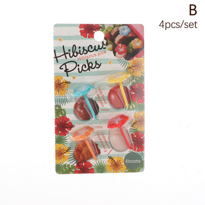 1 komplekt Animal Fruit Fork Toidukvaliteediga Plastikust Mini Multifilm Laste Kook Puu Hambaork Bento Lõunasöök Bento Aksessuaarid Peokaunistus