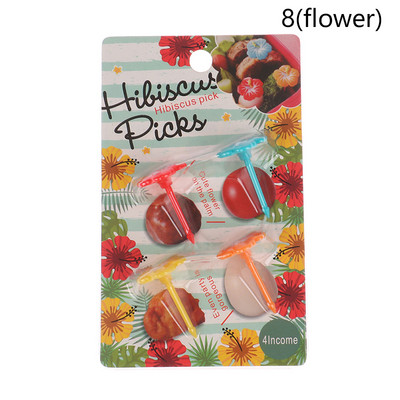 1 komplekt Animal Fruit Fork Toidukvaliteediga Plastikust Mini Multifilm Laste Kook Puu Hambaork Bento Lõunasöök Bento Aksessuaarid Peokaunistus