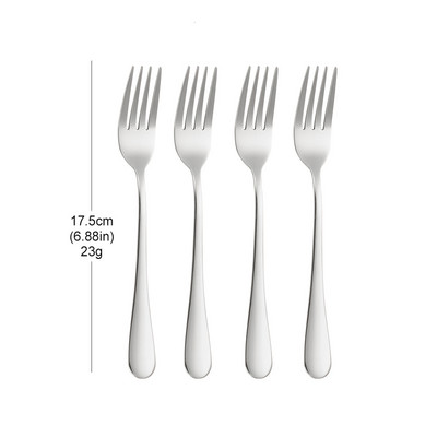 1/3/4/5/6 komada zlatni set vilica za desert od nehrđajućeg čelika Vilica za voće sladoledna torta Vilica za čaj za kućnu čajanku Ogledalo Posuđe