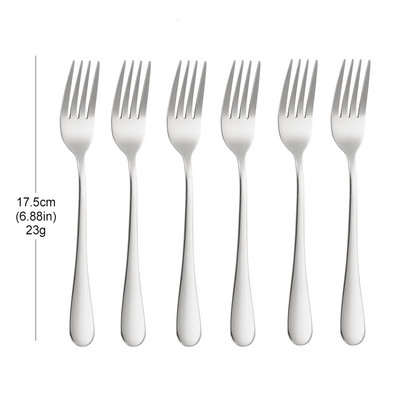 1/3/4/5/6 komada zlatni set vilica za desert od nehrđajućeg čelika Vilica za voće sladoledna torta Vilica za čaj za kućnu čajanku Ogledalo Posuđe