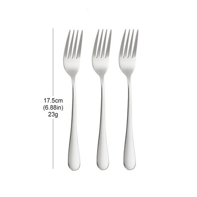 1/3/4/5/6 komada zlatni set vilica za desert od nehrđajućeg čelika Vilica za voće sladoledna torta Vilica za čaj za kućnu čajanku Ogledalo Posuđe