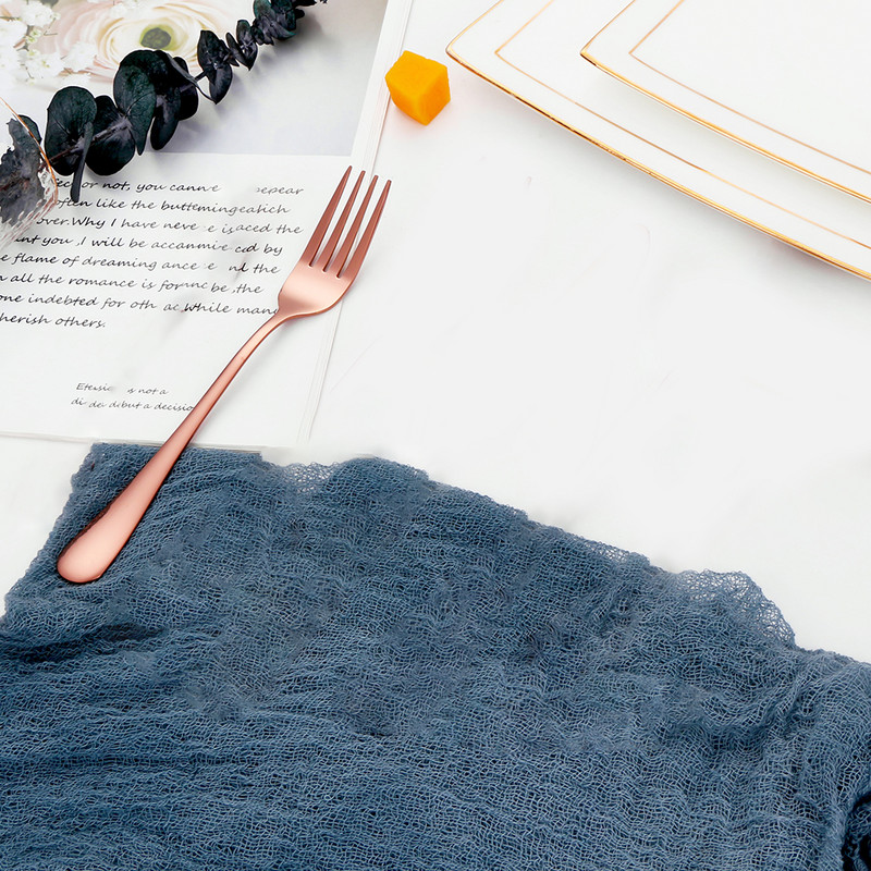 1/3/4/5/6 komada zlatni set vilica za desert od nehrđajućeg čelika Vilica za voće sladoledna torta Vilica za čaj za kućnu čajanku Ogledalo Posuđe