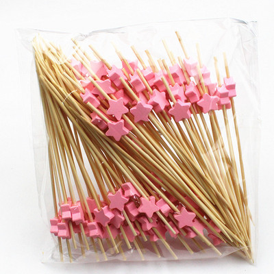 12 cm 100 tk Kuldne virsik, süda puu kahvlipulgad Rootsi lauaga koogitopsid Kokteilikahvlid pulmafestivali kaunistused sünnipäevapidu