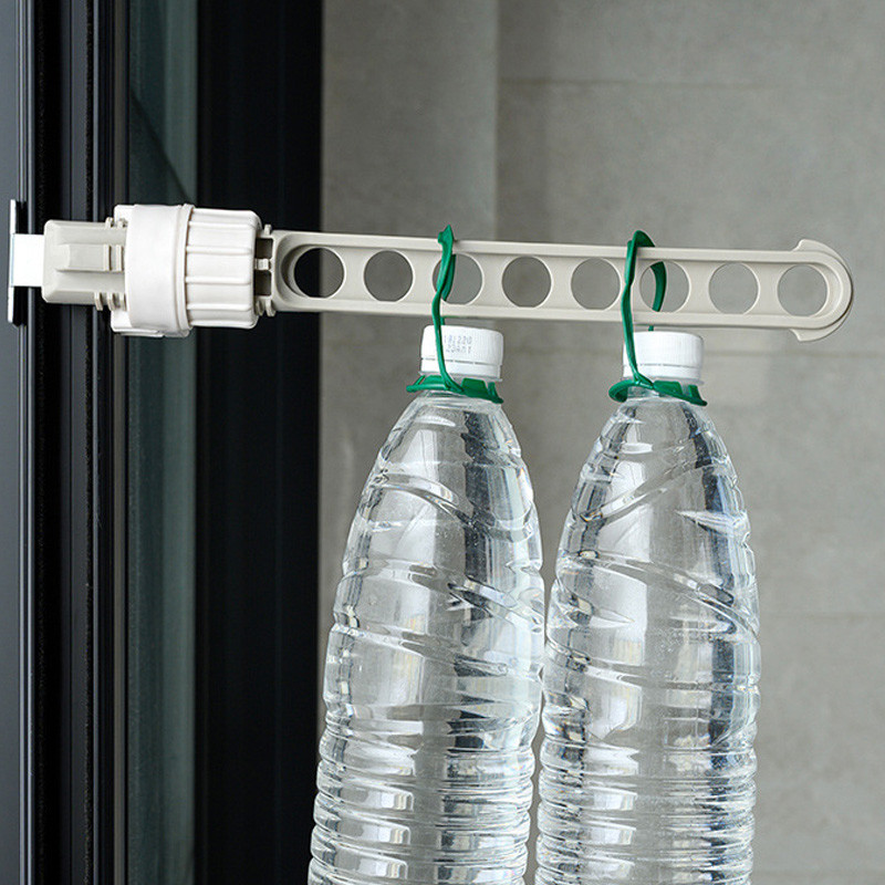 Kelionių nešiojamų langų rėmų drabužių kabykla Creative Nešiojama viešbučių vidaus langų džiovinimo lentyna Namų drabužių kabykla