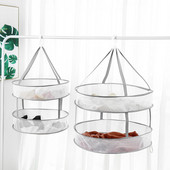 Riidekuivatuskorv Kuivatusrestid Rippuvad Kampsun Kardigan Deformatsioonivastane Tuulekindel võrkvõrk Korv Sokid Kuivatusvõrgud