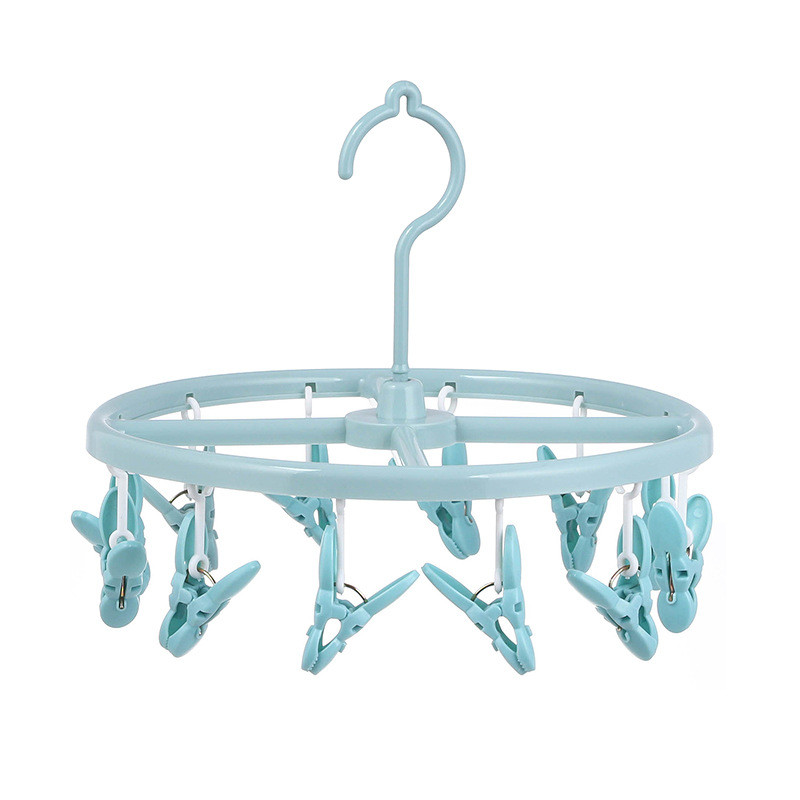 12 klambrit Kuivatusrest Multifunktsionaalne aluspesu Sokid Käterätikud Riidenagis Riidepuu Pöörlev pesulõks Kuivatus Riidepuud Majapidamine