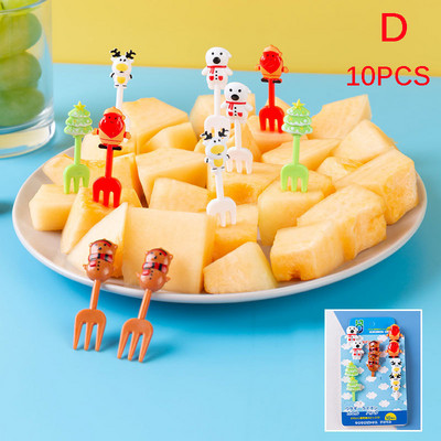 1 Σετ Cute Eyes Fruit Pick Plastic Fruit Pick Kids Bento Μεσημεριανό Σνακ Κέικ Επιδόρπιο Φαγητό Οδοντογλυφίδα Διακοσμητικό σερβίτσιο κουζίνας