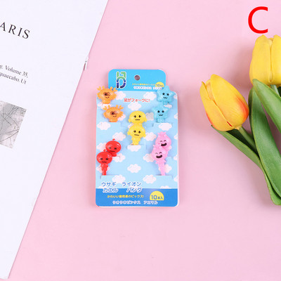 1 Σετ Cute Eyes Fruit Pick Plastic Fruit Pick Kids Bento Μεσημεριανό Σνακ Κέικ Επιδόρπιο Φαγητό Οδοντογλυφίδα Διακοσμητικό σερβίτσιο κουζίνας
