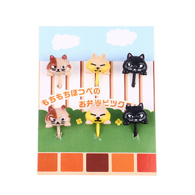 1 Σετ Cute Eyes Fruit Pick Plastic Fruit Pick Kids Bento Μεσημεριανό Σνακ Κέικ Επιδόρπιο Φαγητό Οδοντογλυφίδα Διακοσμητικό σερβίτσιο κουζίνας