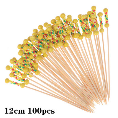 50/100 tk Tähted ühekordselt kasutatavad bambusest vardad Toidukokteilivalik Rootsi lauas Puuviljad Tassikoogid Kahvlipulgad peolaua kaunistustarbed