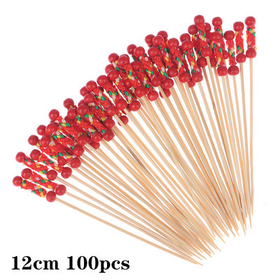 50/100 tk Tähted ühekordselt kasutatavad bambusest vardad Toidukokteilivalik Rootsi lauas Puuviljad Tassikoogid Kahvlipulgad peolaua kaunistustarbed