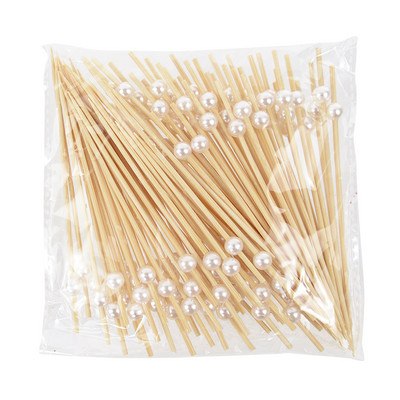 100 de bucăți Mărgele Mâncare Alegeri de Crăciun Desert Bufet Salată de fructe Furculiță Tort Brioșă Petrecere Bastoane de legume Cocktail Scobitori