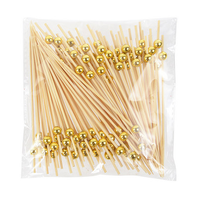 100 de bucăți Mărgele Mâncare Alegeri de Crăciun Desert Bufet Salată de fructe Furculiță Tort Brioșă Petrecere Bastoane de legume Cocktail Scobitori