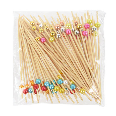 100 de bucăți Mărgele Mâncare Alegeri de Crăciun Desert Bufet Salată de fructe Furculiță Tort Brioșă Petrecere Bastoane de legume Cocktail Scobitori