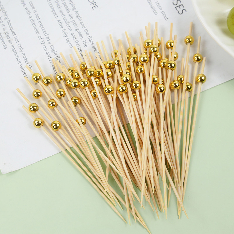 100 de bucăți Mărgele Mâncare Alegeri de Crăciun Desert Bufet Salată de fructe Furculiță Tort Brioșă Petrecere Bastoane de legume Cocktail Scobitori