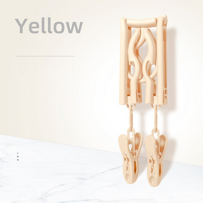 Kokkupandavad riidepuud Riideriide Reisiriide Kokkupandav õhutus Pesukuivati Rest Korraldaja Klambritega Trip Home Aksessuaarid