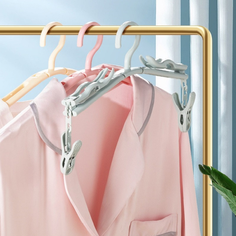 Kokkupandavad riidepuud Riideriide Reisiriide Kokkupandav õhutus Pesukuivati Rest Korraldaja Klambritega Trip Home Aksessuaarid