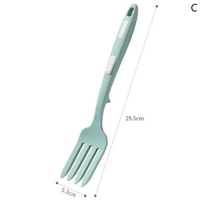 Paindlikud toiduvalmistamisnõud Multifunktsionaalne spagetiserver Silikoonist kahvel salat Kahvlid vispeldamine serveerimine Köögitarvikud