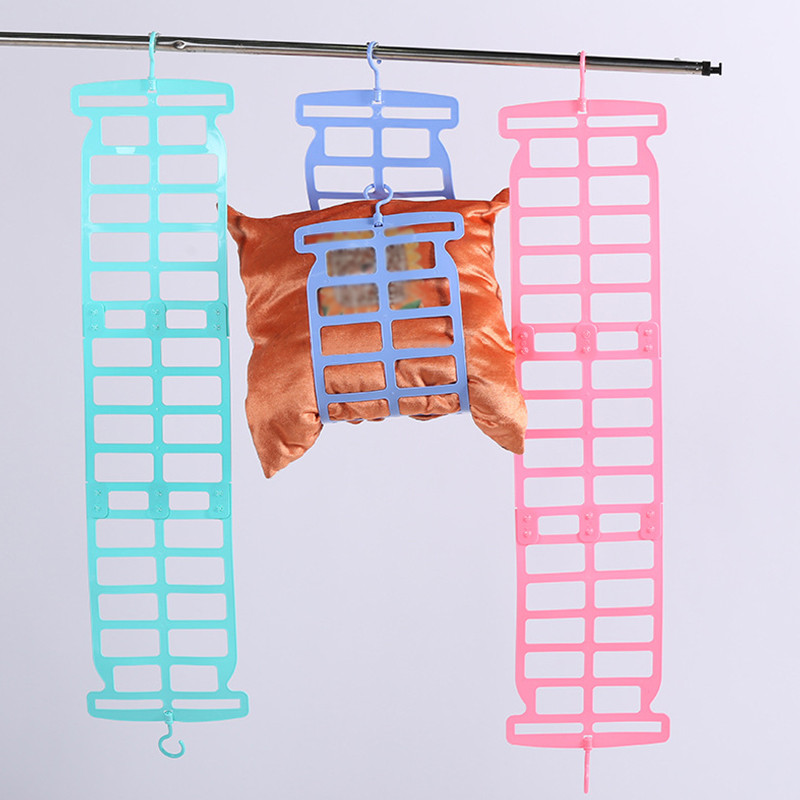 Kokkupandav kuivatusrest padi nukupadja nagi padjakuivatusrest Multifunktsionaalne plastikust tuulekindel klamber Palus mänguasja kodu