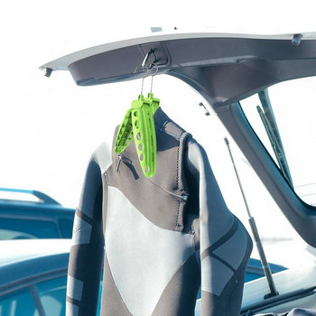 Закачалка за гмуркане Удебелена многофункционална сгъваема стойка за сушене Закачалка за неопренов костюм за пътуване Преносим сгъваем закачалки за неопренов костюм за сърф