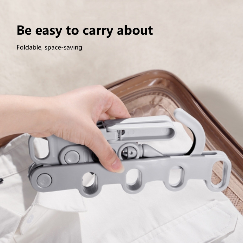 Reisimiseks kaasaskantav riidenagis Kokkupandav 5 auguga riidekuivatusrest magamistoa jaoks Vannitoa riidekapp Ruumisäästlik riiete korraldaja