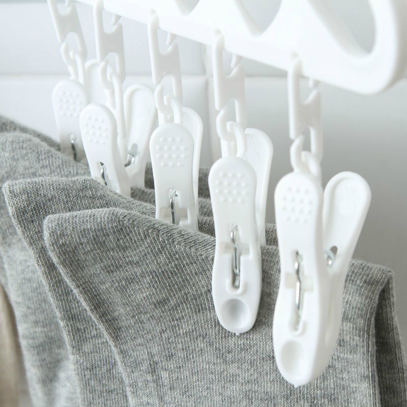 Sklopivi stalak za sušenje odjeće Zidna vješalica Organizator za dječje donje rublje Čarape Polica za ručnike s vakuumskom čašom Kućne potrepštine