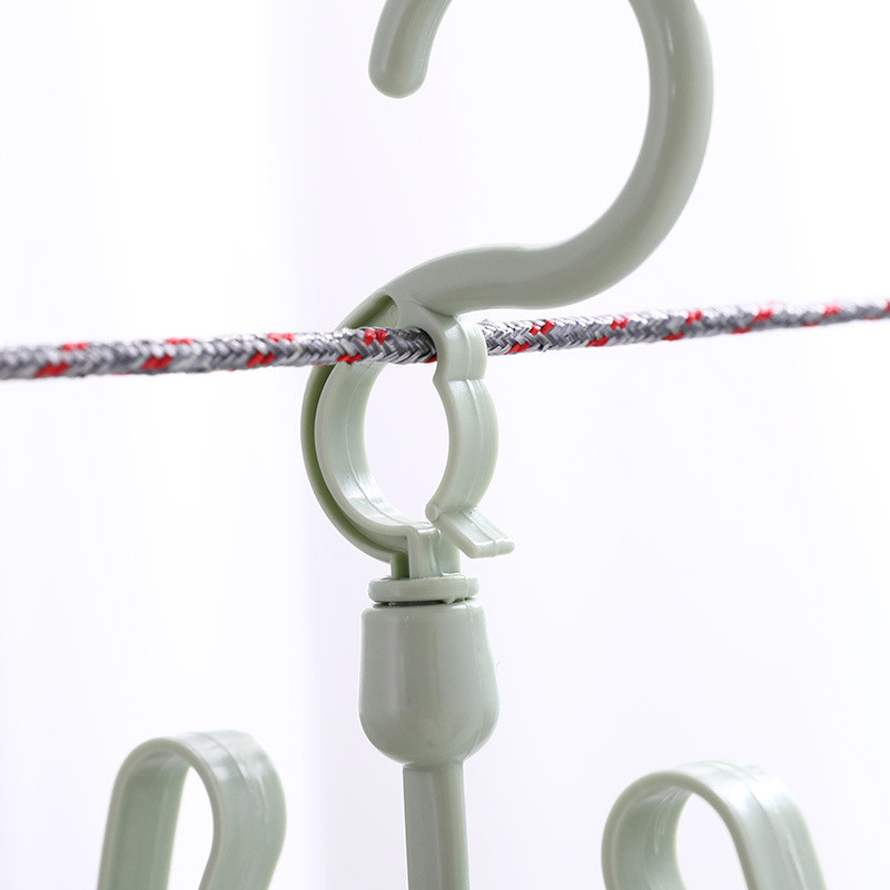 360-kraadine rõdu tuulekindel jalatsiriiul riidenagi konks konks Rõdu kingariiul kingade kuivatamiseks ja riputamiseks