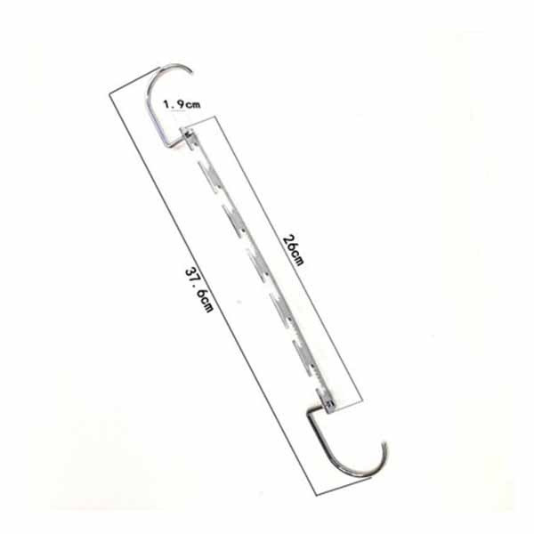 Roostevabast rauast kapikonks pool toroidaalne universaalne metallist riided kappide riidepuud rõivaste organiseerija