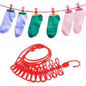 Uus 185 cm pikkune kaasaskantav multifunktsionaalne kuivatusrest koos 12 klambriga riidepuudega Terasest riidepuud