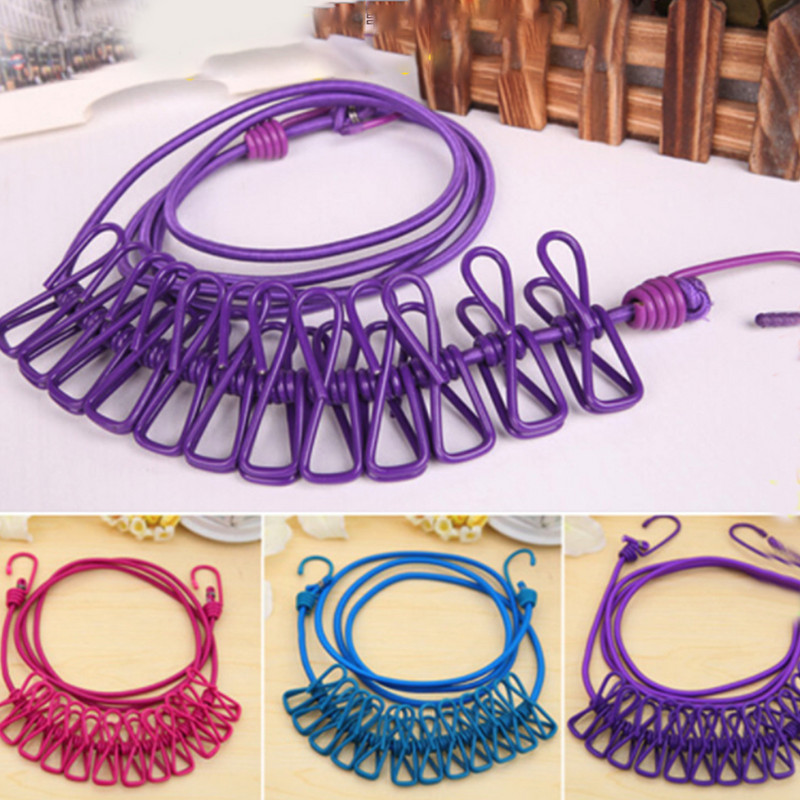 Uus 185 cm pikkune kaasaskantav multifunktsionaalne kuivatusrest koos 12 klambriga riidepuudega Terasest riidepuud