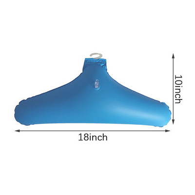 Täispuhutav riidenagi Reisimine Kokkupandav libisemisvastane kolmnurkne nagi Pööratav riidehoidja Mantel Jälgedeta riidepuud