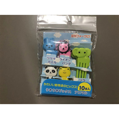 6-26 tk linnulehe mesilase lillede puuviljakahvel laste hambaork toidutoode plastikust lõunakarbi tarvikud Mini salati koogi kaunistus