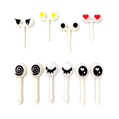 6-26 tk linnulehe mesilase lillede puuviljakahvel laste hambaork toidutoode plastikust lõunakarbi tarvikud Mini salati koogi kaunistus