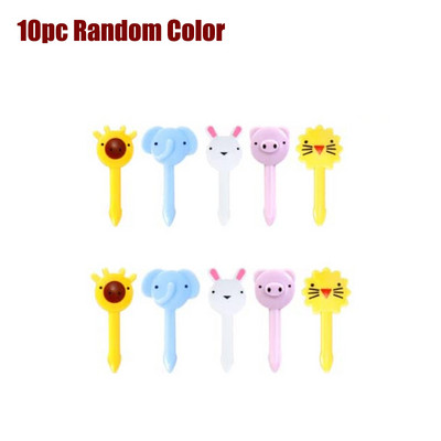 6-26 tk linnulehe mesilase lillede puuviljakahvel laste hambaork toidutoode plastikust lõunakarbi tarvikud Mini salati koogi kaunistus