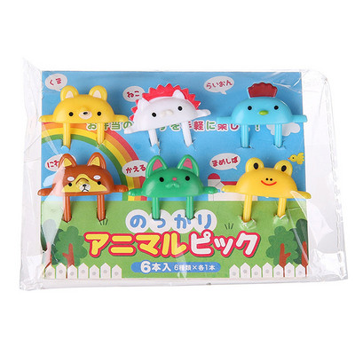 6-26 tk linnulehe mesilase lillede puuviljakahvel laste hambaork toidutoode plastikust lõunakarbi tarvikud Mini salati koogi kaunistus