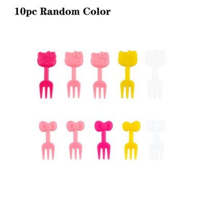 6-26 tk linnulehe mesilase lillede puuviljakahvel laste hambaork toidutoode plastikust lõunakarbi tarvikud Mini salati koogi kaunistus