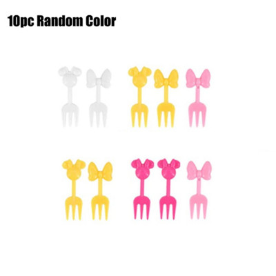 6-26 tk linnulehe mesilase lillede puuviljakahvel laste hambaork toidutoode plastikust lõunakarbi tarvikud Mini salati koogi kaunistus