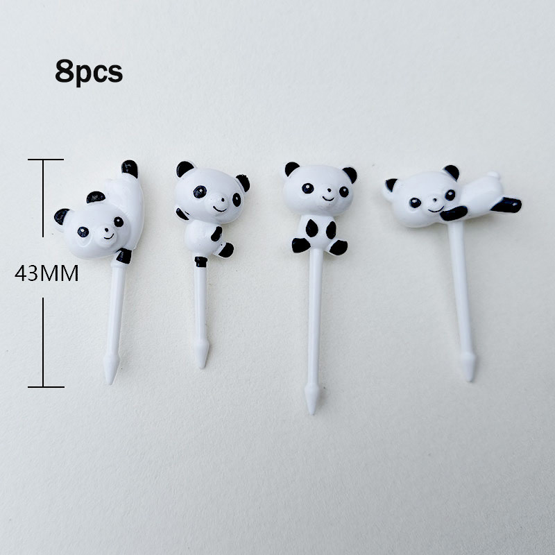 6-26 tk linnulehe mesilase lillede puuviljakahvel laste hambaork toidutoode plastikust lõunakarbi tarvikud Mini salati koogi kaunistus