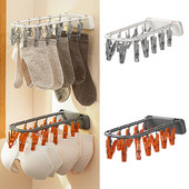Multifunktsionaalne kuivatusrest Kokkupandav seinale kinnitatav sokk pesumasin Õhutaja riidepuu aluspesu sokid hoidik riidepuud majapidamine
