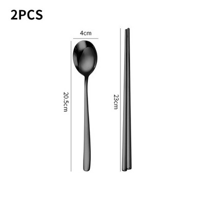 lidafish 2Pcs/4Pcs Set pribora za jelo od nehrđajućeg čelika Luksuzno posuđe Vilica Žlica Nož Western Dinner Set posuđa