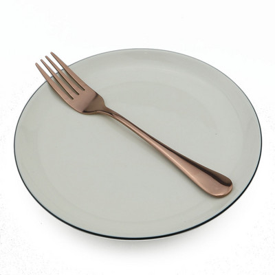 Korea 304 magustoidu salati kahvel must õhtusöök Furit kahvel Värviline vikerkaarekujuline lauanõud, pika varrega lauanõud puuviljakahvlid söögiriistad