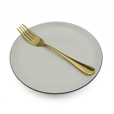 Korea 304 magustoidu salati kahvel must õhtusöök Furit kahvel Värviline vikerkaarekujuline lauanõud, pika varrega lauanõud puuviljakahvlid söögiriistad