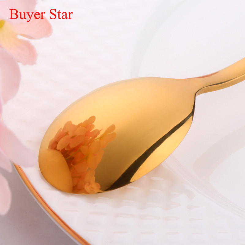 2 tk värvikas õpilaste sööginõude komplekt, kuldne lusikas kahvel, toiduklass 304, roostevabast terasest laste lauanõude komplekt