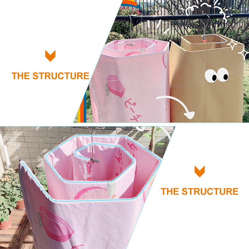 Spiralna vješalica Poplun Posteljina za sušenje Balkon Stalak Pokrivač za rublje Ručnik od nehrđajućeg čelika