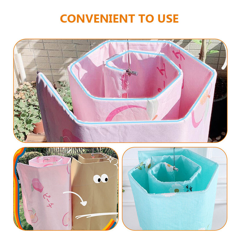 Spiralna vješalica Poplun Posteljina za sušenje Balkon Stalak Pokrivač za rublje Ručnik od nehrđajućeg čelika