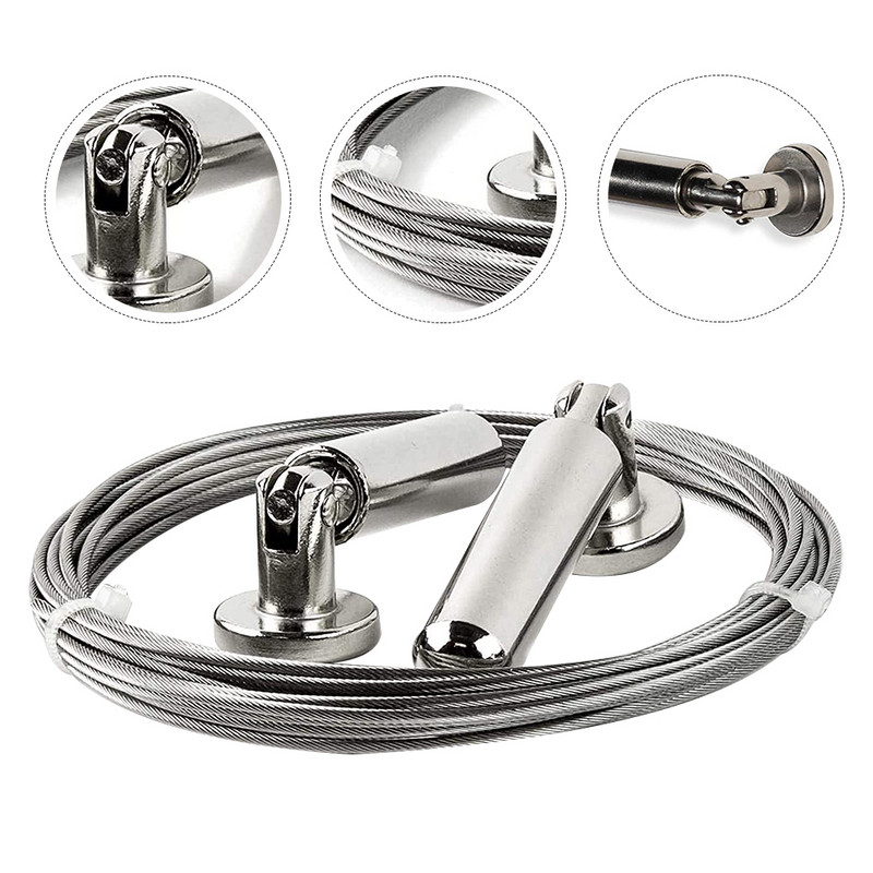 Kardinate traatvarraste komplekt Riideköis Roostevabast terasest kaabel Sissetõmmatav pingutussüsteem Pilt Riputusnöör