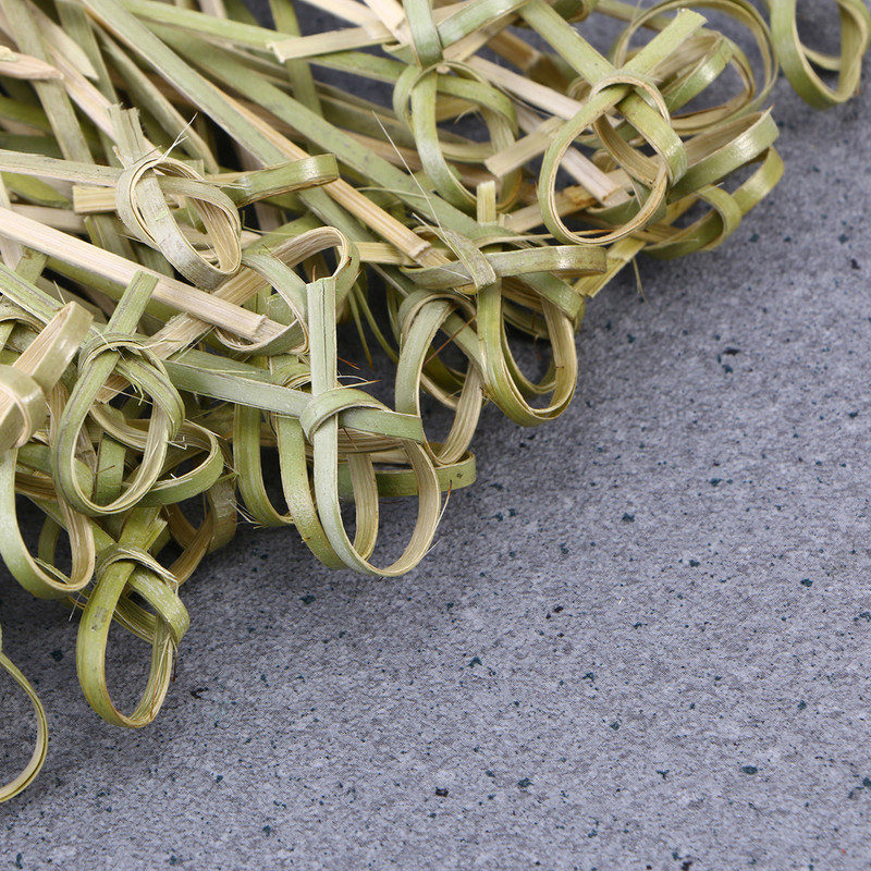 100 komada jednokratnih ražnjića od bambusa s čvorovima Pijuci za koktele s uvrnutim krajevima za koktel zabavu Grickalice s roštiljem Club sendviči